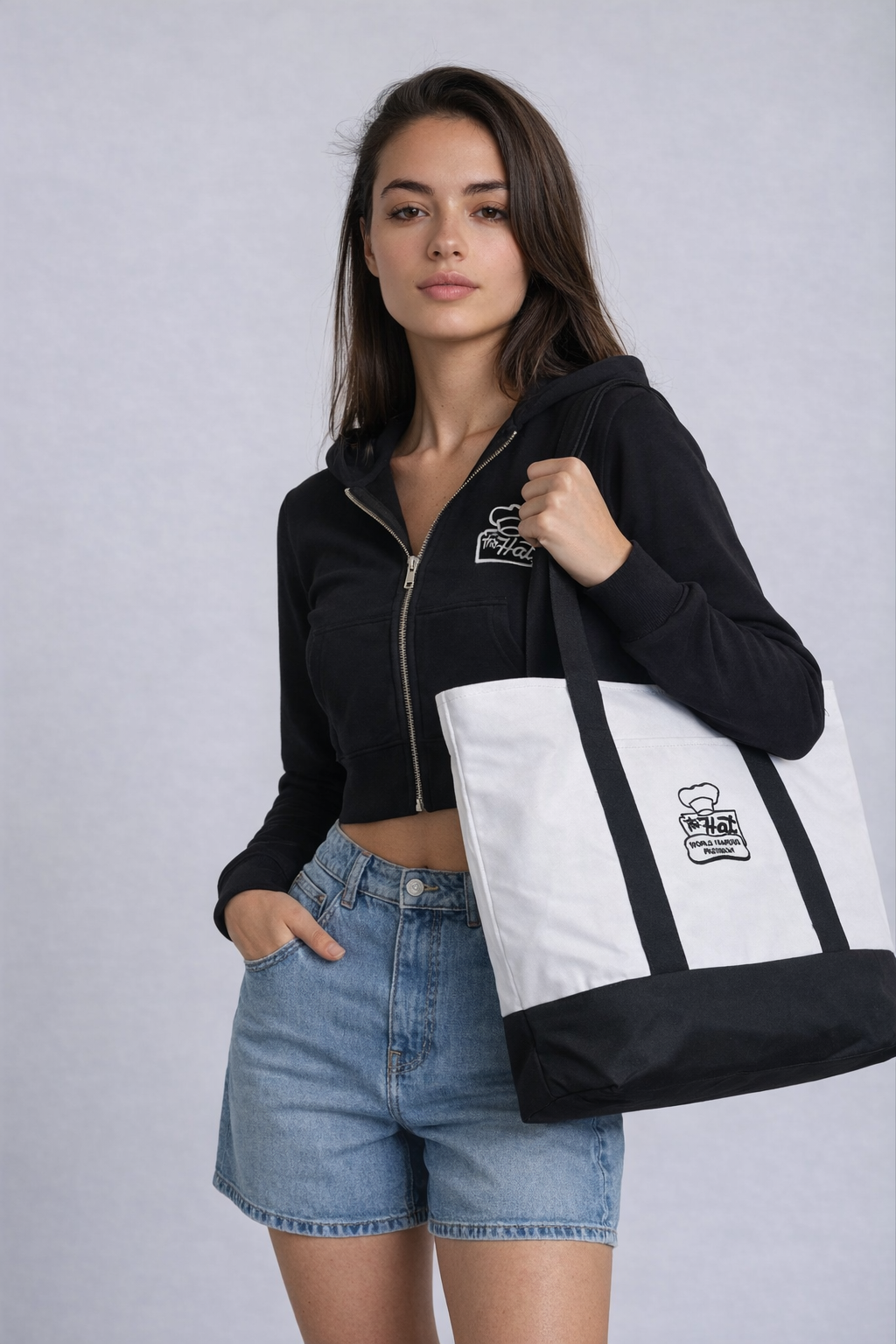 Canvas Tote Bag - Black