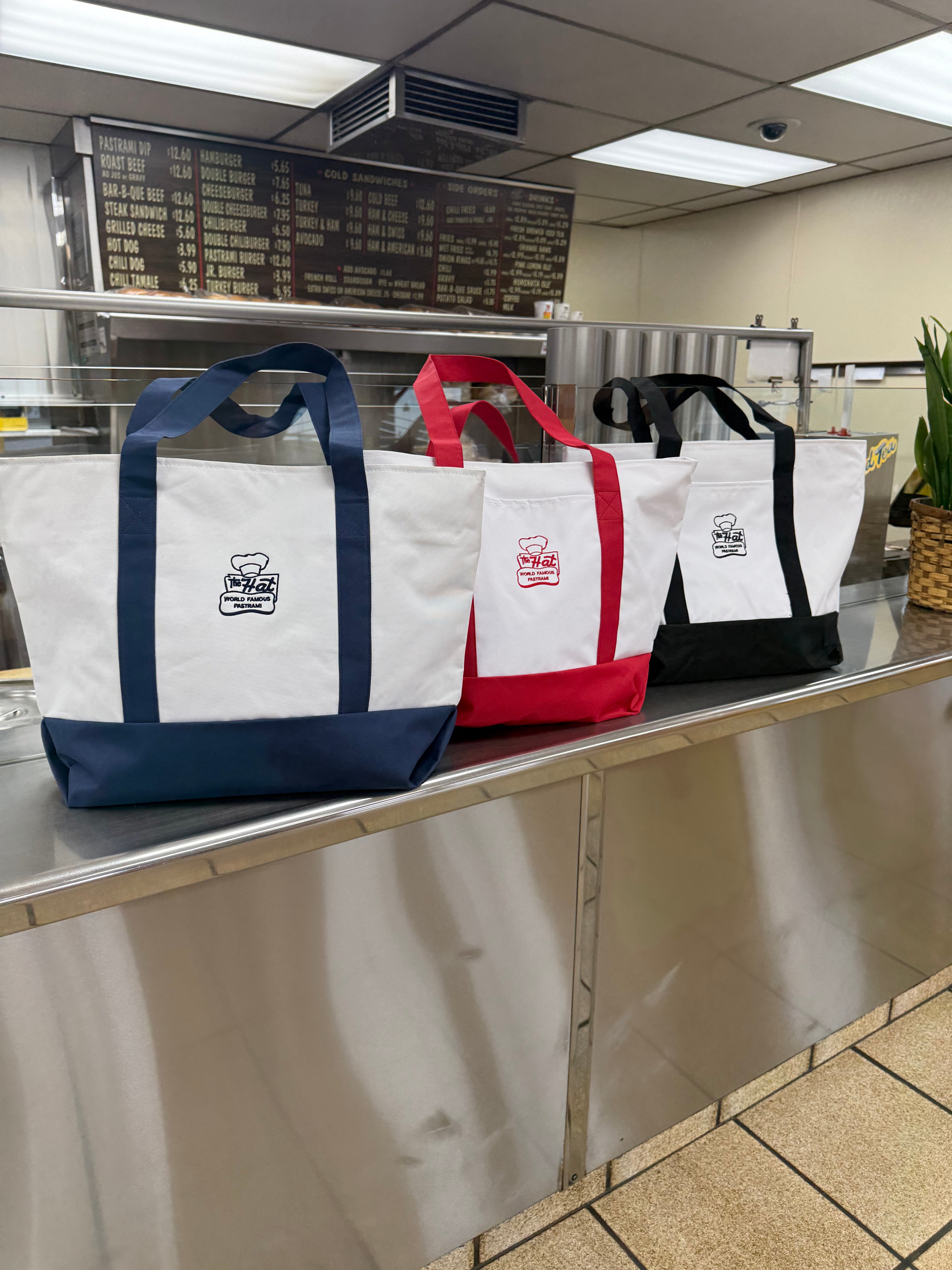 Canvas Tote Bag - Red