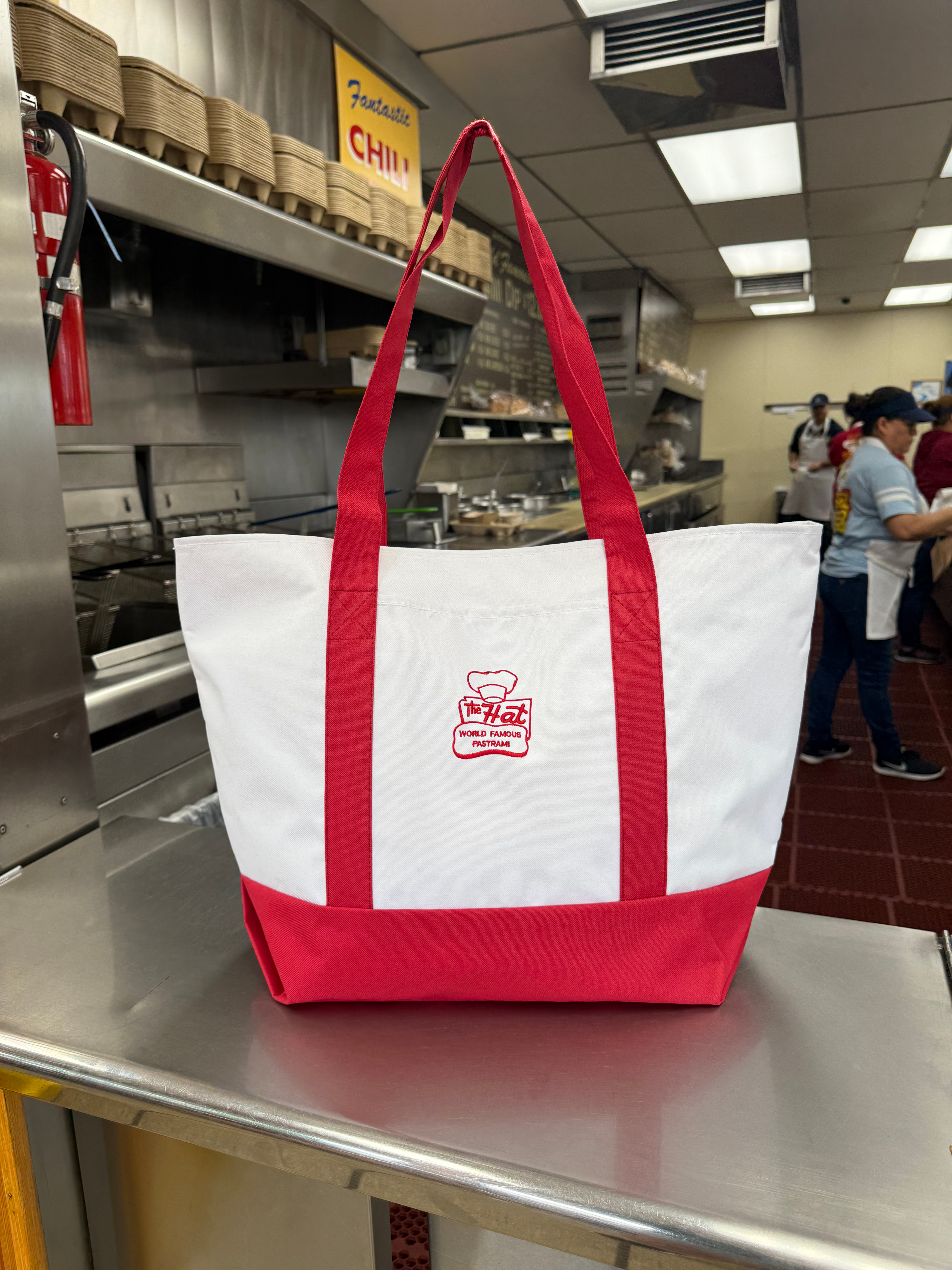 Canvas Tote Bag - Red