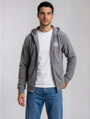 Zip Up Fleece Hoodie