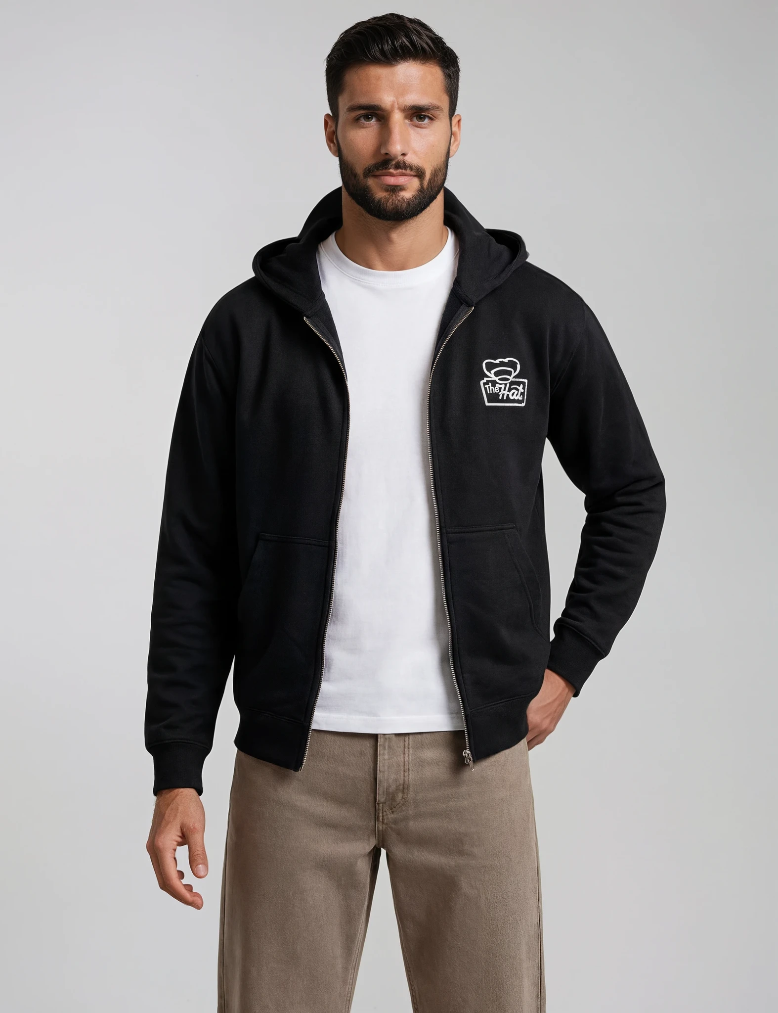 Zip Up Fleece Hoodie