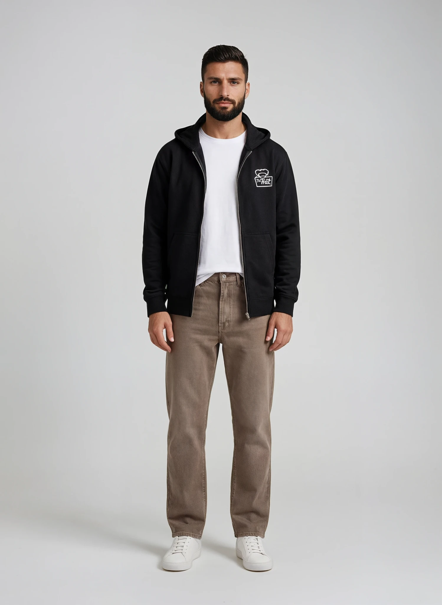 Zip Up Fleece Hoodie