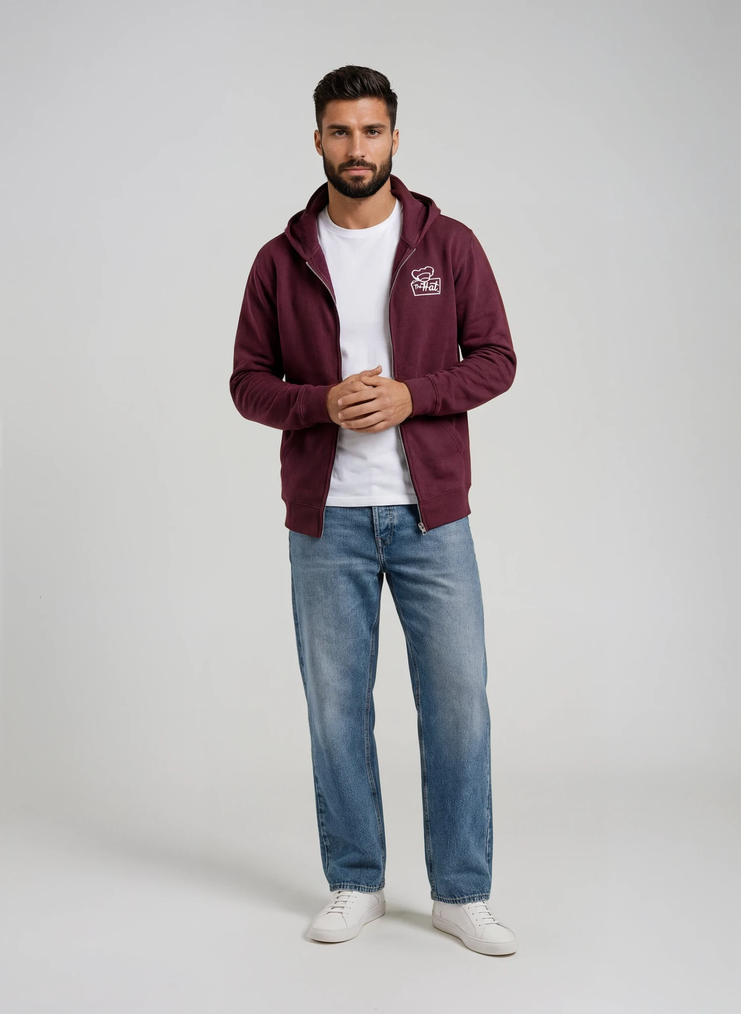 Zip Up Fleece Hoodie