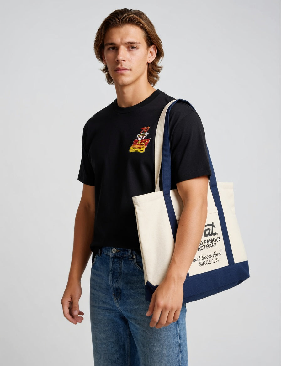 Canvas Tote Bag - Blue