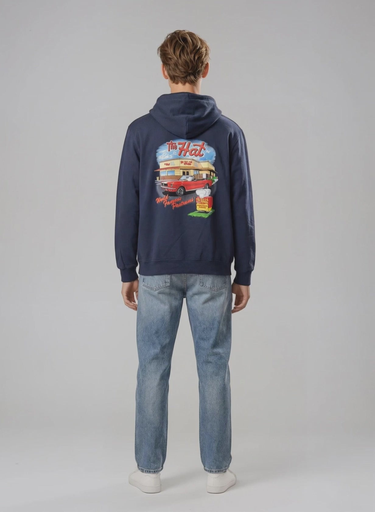 Load video: Pull Over Fleece Hoodie